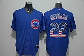 Chicago Cubs #22 Jason Heyward Blue USA Flag Fashion Stitched MLB Jersey,baseball caps,new era cap wholesale,wholesale hats